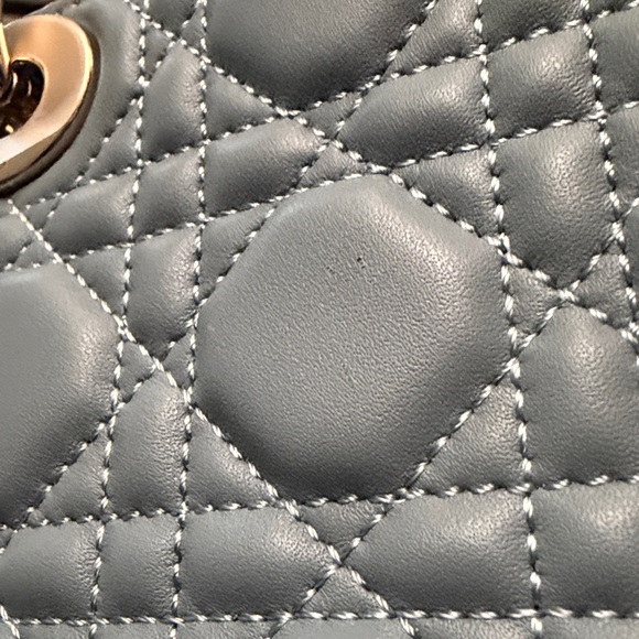 Christian Dior Cannage Mini Lady Dior Sky Blue - Picture 15 of 15